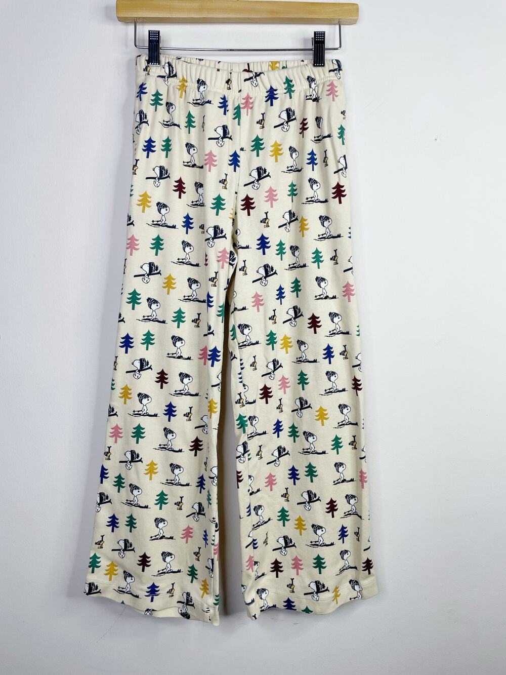 Hanna Andersson x Peanuts Snoopy Wide Leg Organic Cotton Pajama Pants Womens XS